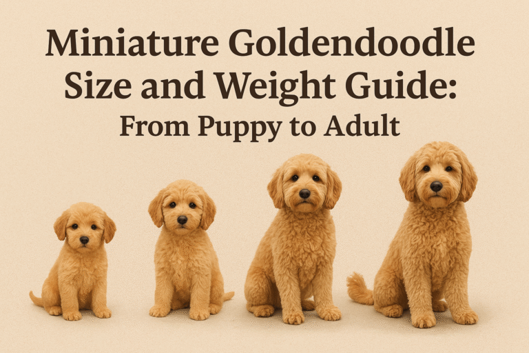 Miniature Goldendoodle Size and Weight Guide: From Puppy to Adult